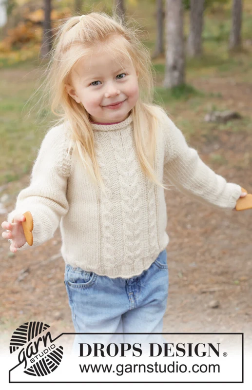50-8 Creamy Comfort Sweater by DROPS Design