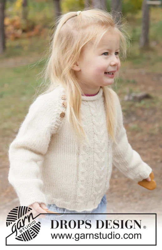 50-8 Creamy Comfort Sweater by DROPS Design