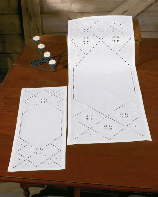 Broderikit Hardanger 40 x 107 cm