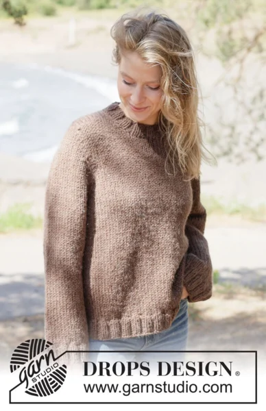 262-28 Earthbound Sweater by DROPS Design