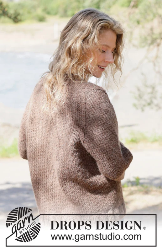 262-28 Earthbound Sweater by DROPS Design