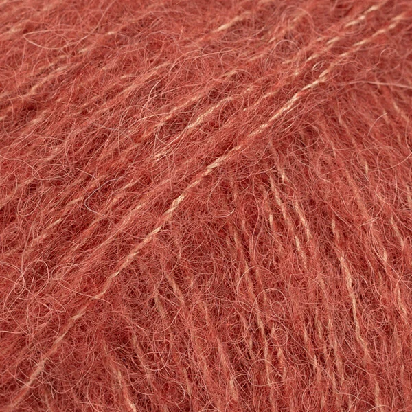 DROPS Brushed Alpaca Silk 24 Rust (Uni Colour)