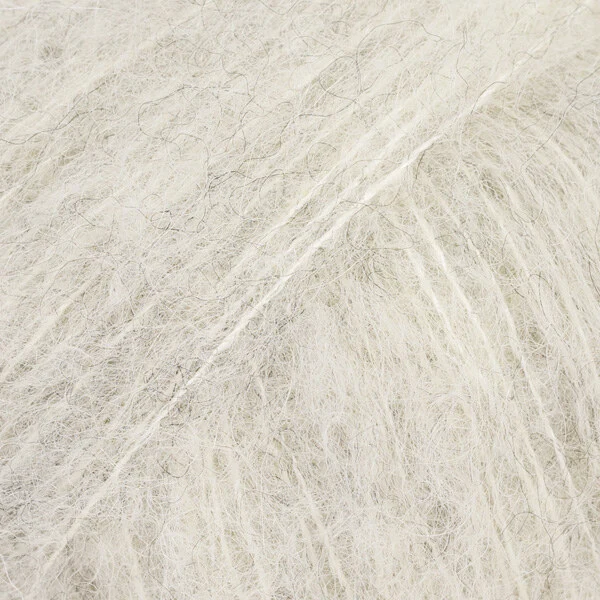 DROPS Brushed Alpaca Silk 35 Perlegrå (Mix)