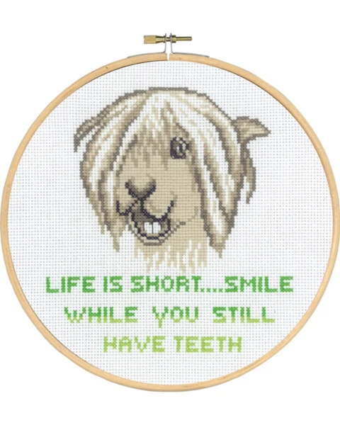 Broderikit Life is short m/5810/20 20 Ø