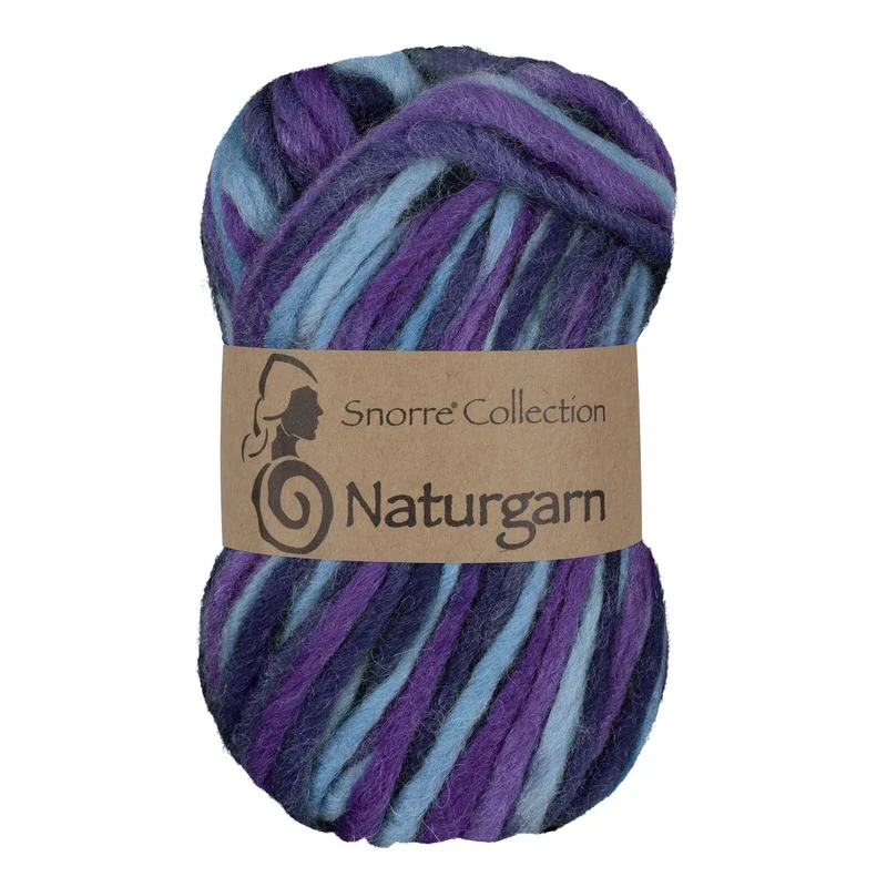 Viking Snorre Naturgarn 670 Multi lilla/turkis