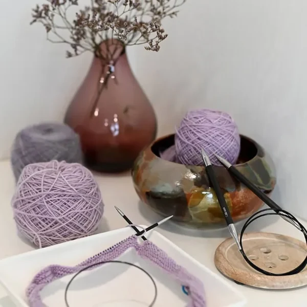 KnitPro Karbonz FASTE Rundpinde, 100 cm