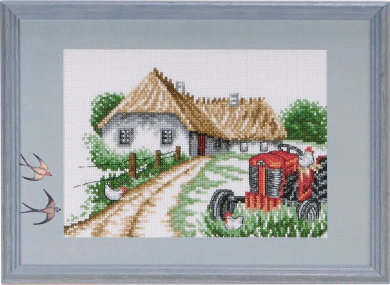 Broderikit Rød Ferguson inkl. PP2313 29 x 20 cm