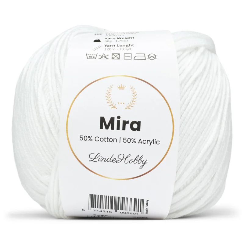 LindeHobby Mira 01 Sne hvid