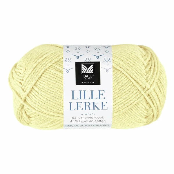 Dale LILLE Lerke 8177 Lys gul
