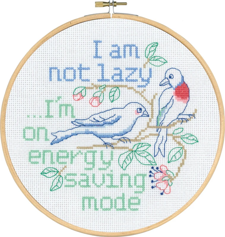 Broderikit Not Lazy M5810/22 20 Ø cm
