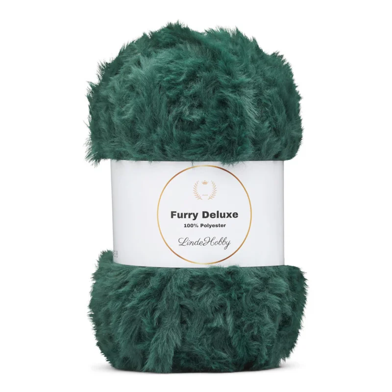 LindeHobby Furry Deluxe 14 Smaragdgrøn