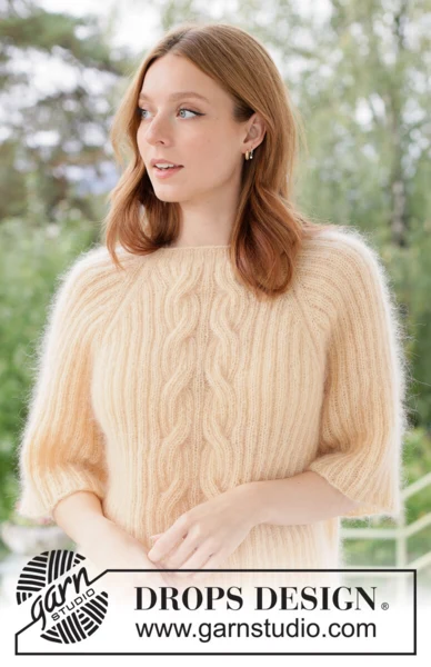 268-12 Morning Glow Sweater by DROPS Design