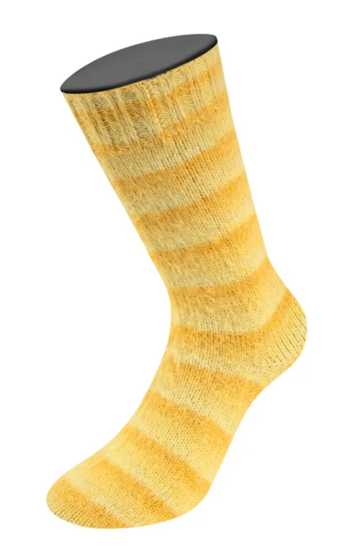 Lana Grossa Cosy Socks Soft Stripes 111 Gul/æggeblommegul/safrangul