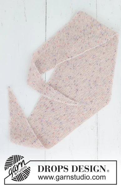 265-16 Candy Sprinkles Shawl by DROPS Design