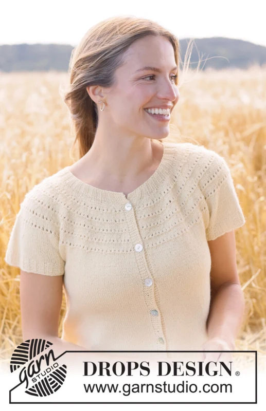 268-31 Spring Rings Cardi by DROPS Design