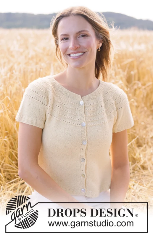 268-31 Spring Rings Cardi by DROPS Design