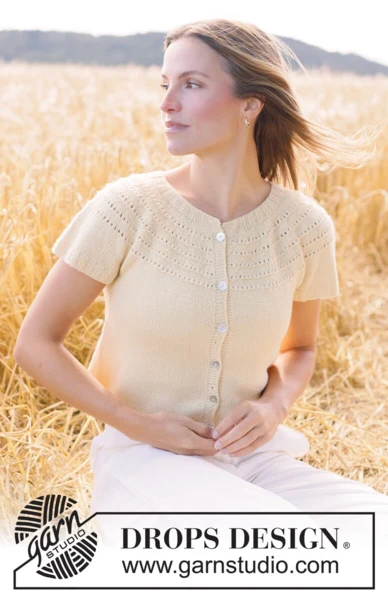 268-31 Spring Rings Cardi by DROPS Design