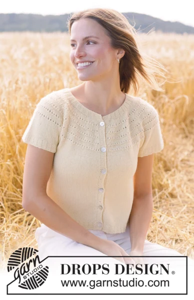 268-31 Spring Rings Cardi by DROPS Design