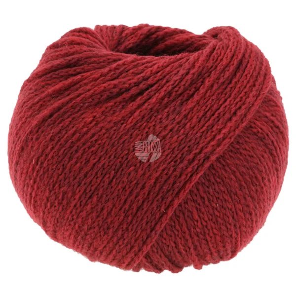 Lana Grossa Cool Merino 01 Mørkerød