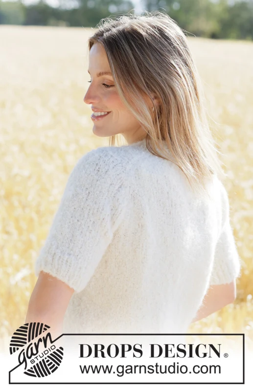 267-9 Barley Twist Sweater by DROPS Design