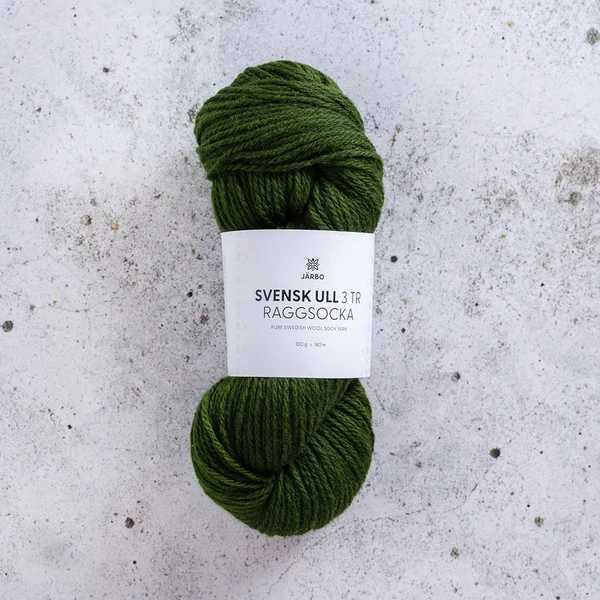 Järbo Svensk Ull 3tr Raggsocka 08 Tracker green