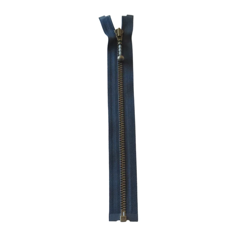 YKK Delbar Lynlås Metal 4 mm (25-65 cm) 560 Marine, Antik messing