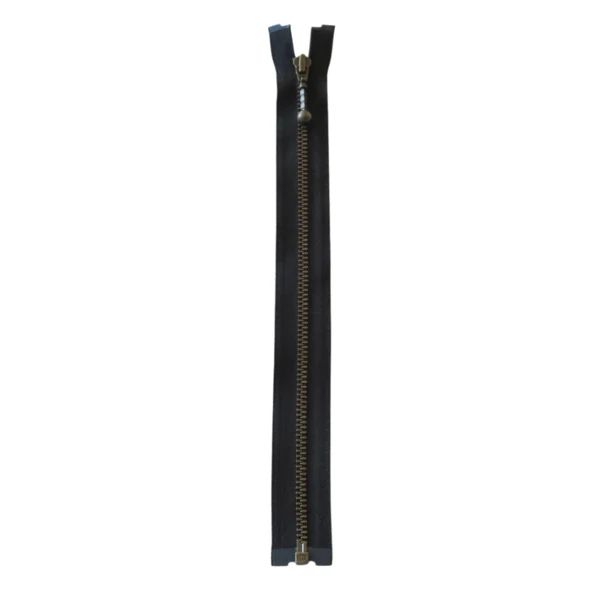 YKK Delbar Lynlås Metal 4 mm (25-65 cm) 580 Sort, Antik messing