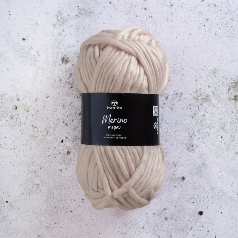 Svarta Fåret Merino Mega 14 Soft girl beige