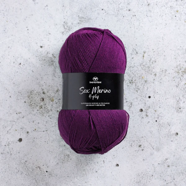 Svarta Fåret Sox Merino 4 ply 02 Nocturne