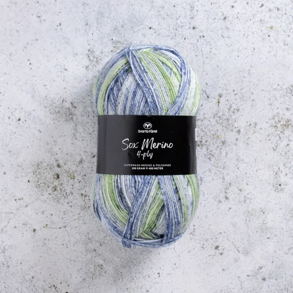 Svarta Fåret Sox Merino 4 ply 16 Cyberpunk