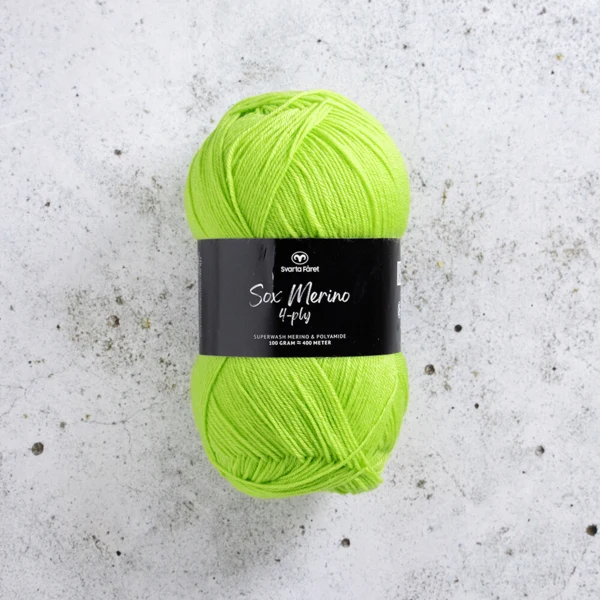 Svarta Fåret Sox Merino 4 ply 05 Greenroom