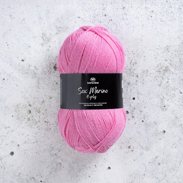 Svarta Fåret Sox Merino 4 ply 04 Starlet