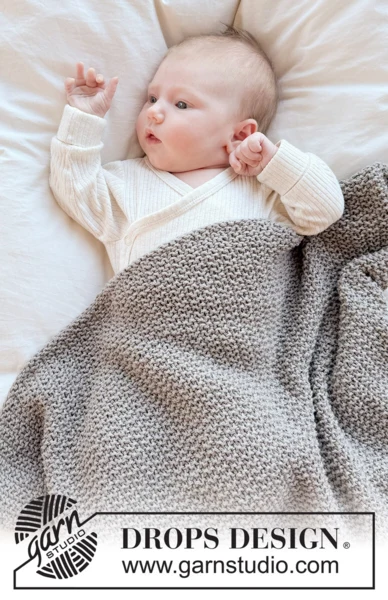 51-7 Dreamstone Blanket by DROPS Design