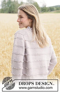 267-33 Seashell Sweater by DROPS Design