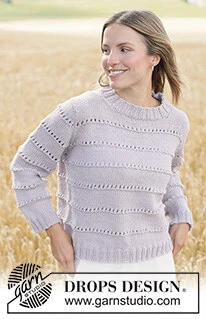 267-33 Seashell Sweater by DROPS Design