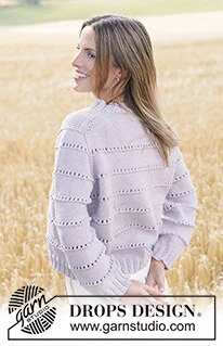 267-33 Seashell Sweater by DROPS Design