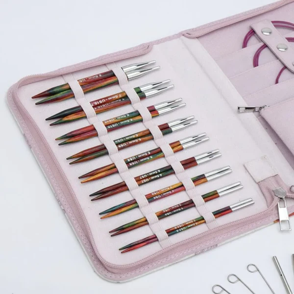 KnitPro Symfonie 2 Udskiftbare Rundpindesæt, Deluxe, 13 cm