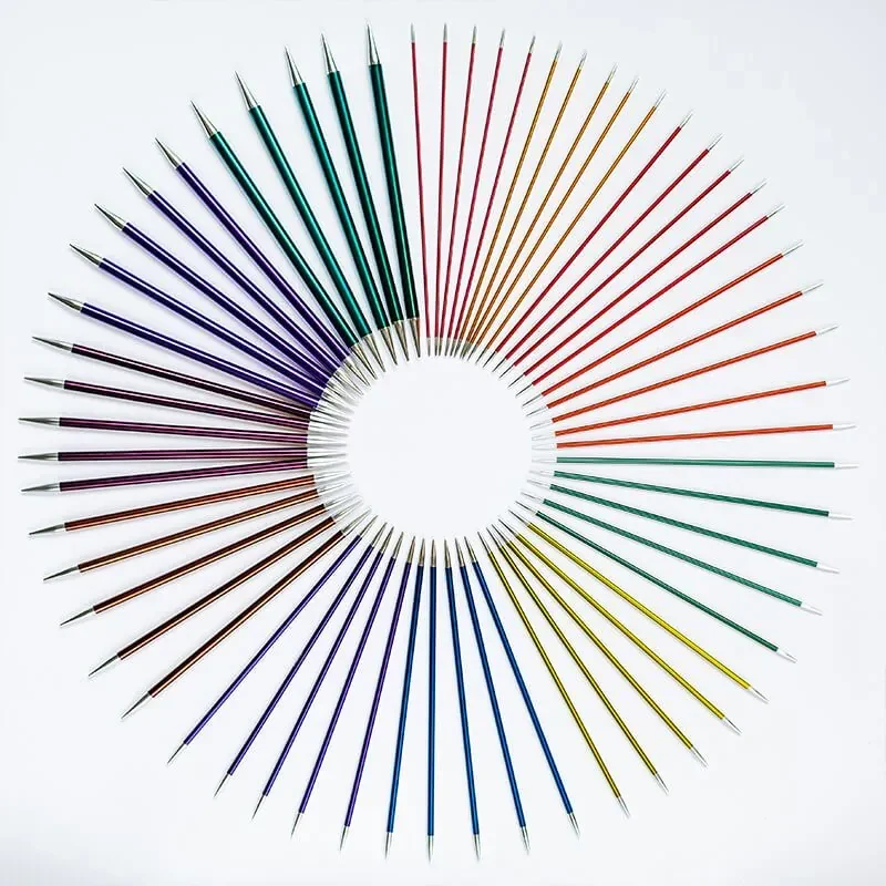 KnitPro ZING Strømpepinde 20 cm (2.00-8.00 mm)