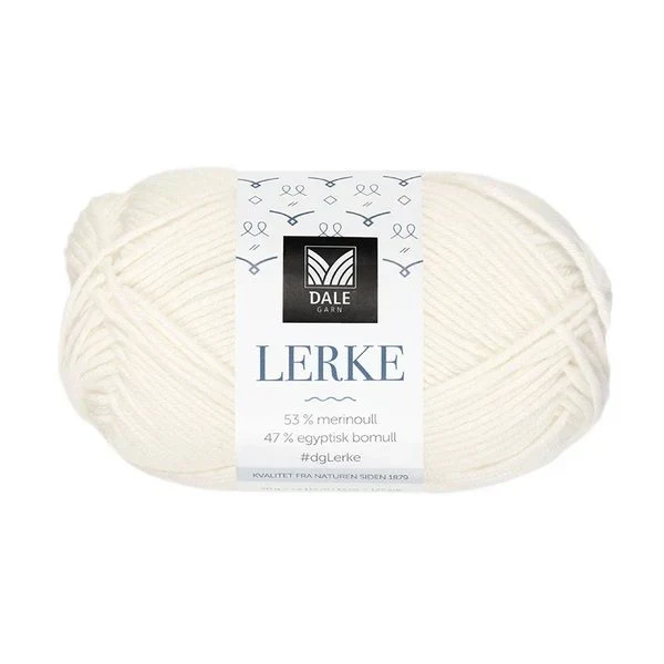 Dale LERKE 0017 Halvbleget hvid