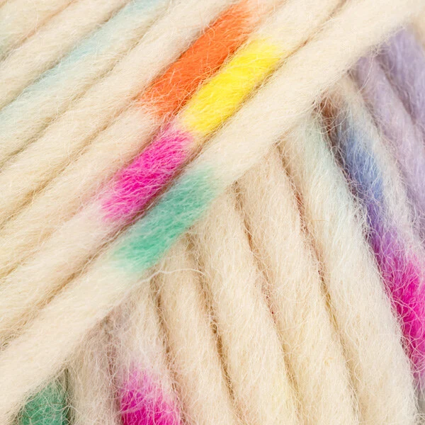 DROPS Snow Mix/Print 141 Elektrisk drys (Print)