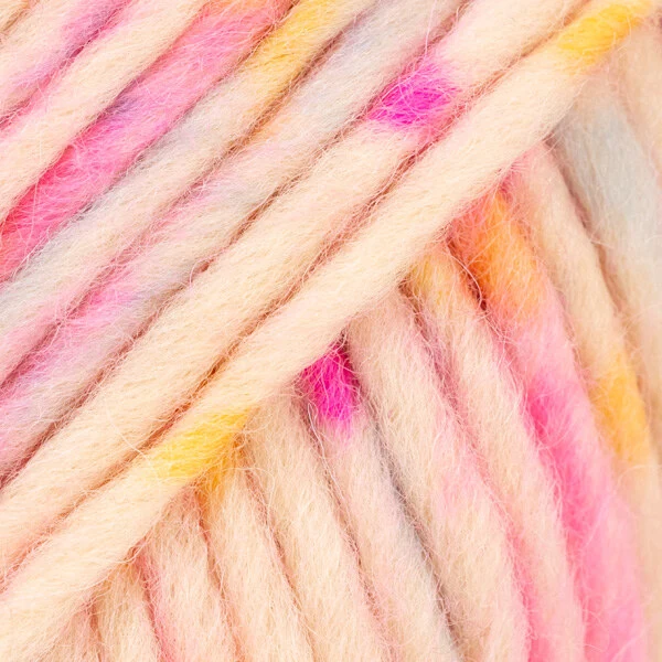 DROPS Snow Mix/Print 139 Regnbuedrys (Print)