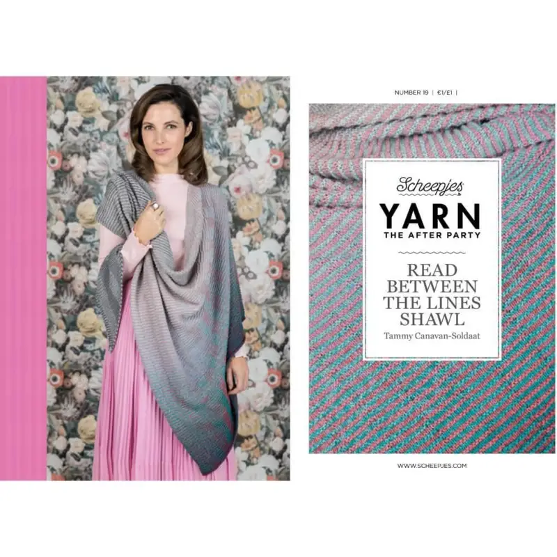 Opskrift: The After Party No.19 English - RBTL Shawl - kan kun købes sammen med 1 ngl Whirl