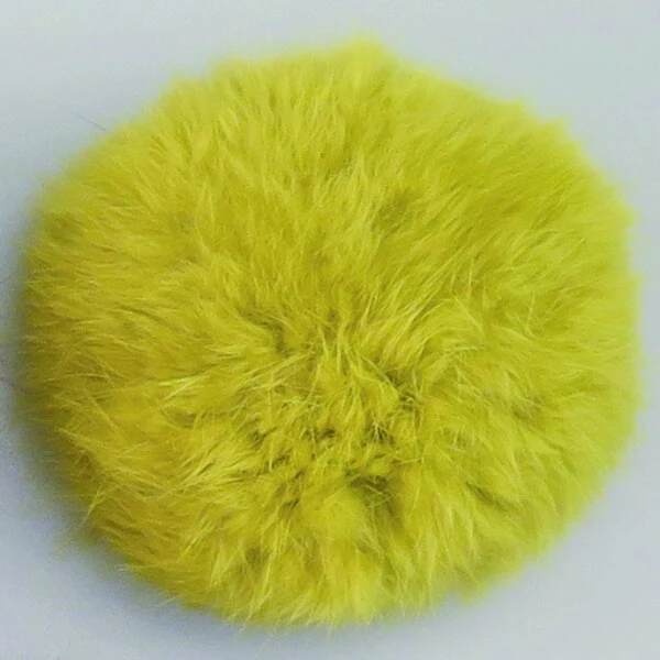 Pompon Kaninhår 10 cm