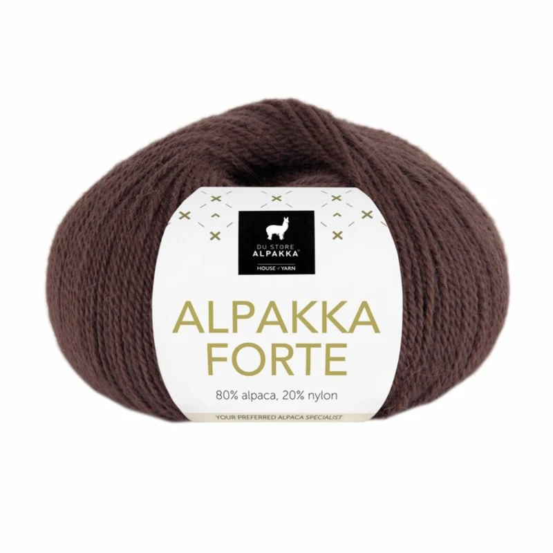 Du Store Alpakka Forte 734 Brun