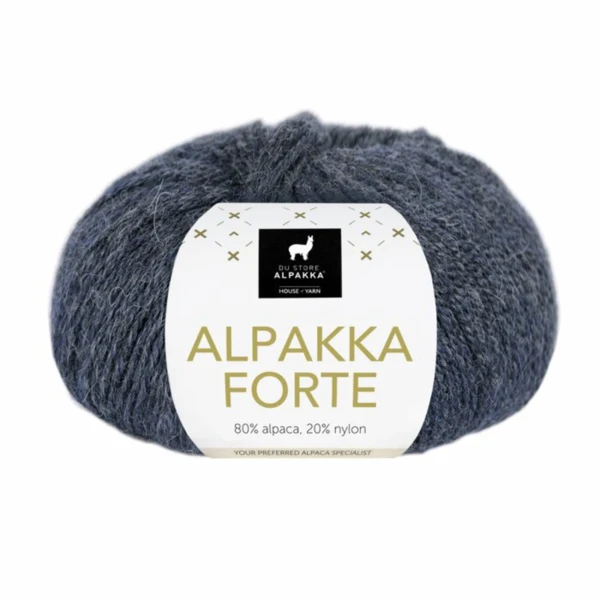 Du Store Alpakka Forte 708 Indigo meleret