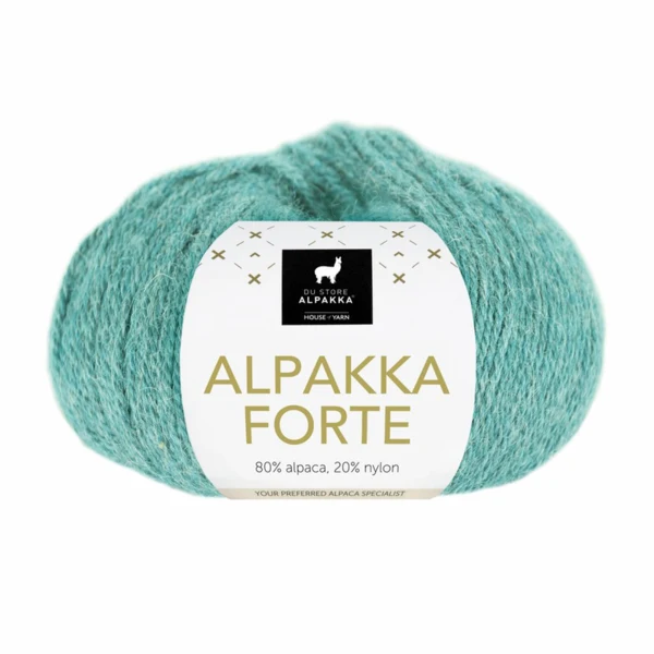 Du Store Alpakka Forte 713 Lys søgrøn meleret