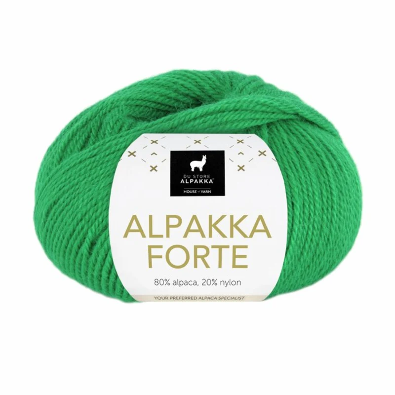 Du Store Alpakka Forte 738 Skarp grøn