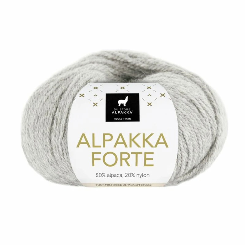 Du Store Alpakka Forte 716 Lys grå meleret
