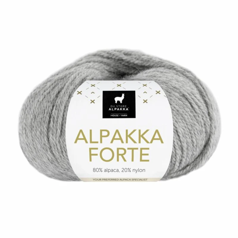 Du Store Alpakka Forte 715 Grå meleret