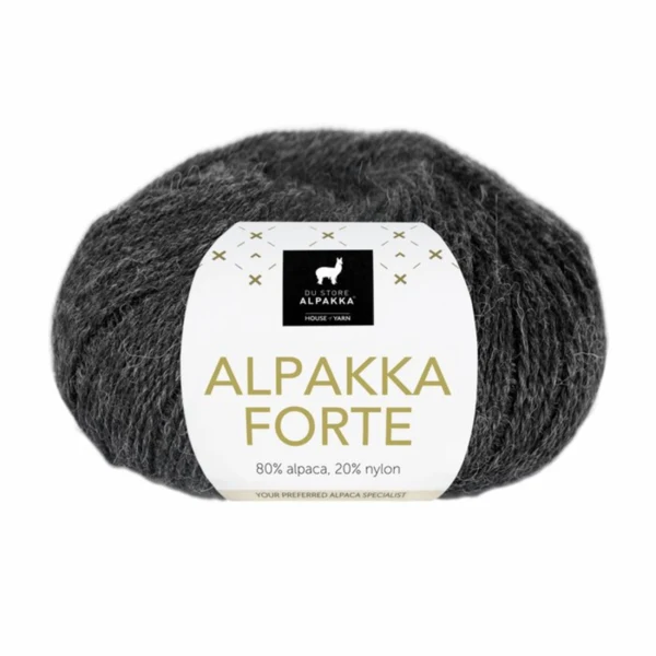 Du Store Alpakka Forte 710 Gråsort meleret
